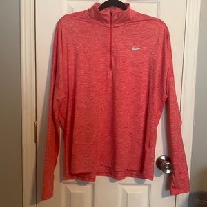 Womens Nike running dri fit half zip XL